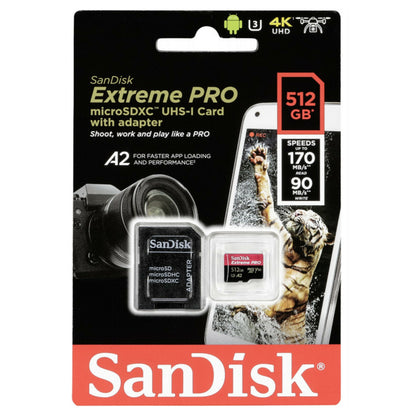 SanDisk Extreme Pro 64GB 128GB 256GB 400GB 512GB 1TB Micro SD Card GoPro 4K