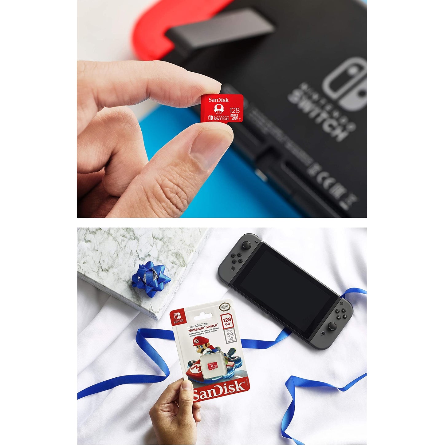 SanDisk Nintendo 128GB Micro SD Card SDXC 100MB/S Memory TF Card Nintendo Switch