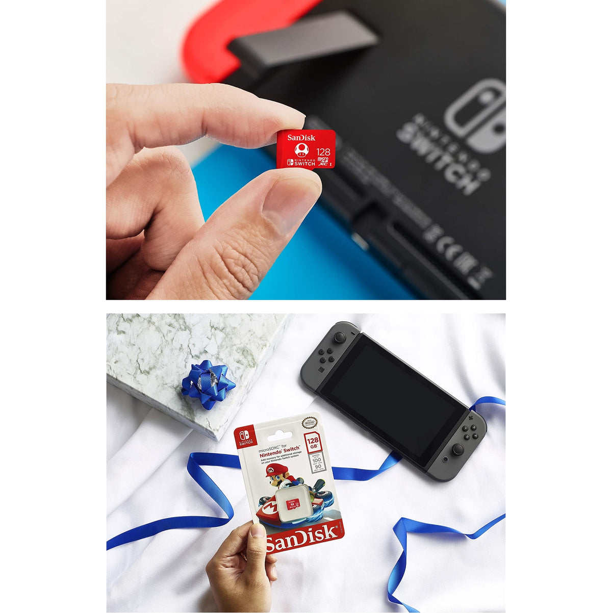 SanDisk Nintendo 128GB Micro SD Card SDXC 100MB/S Memory TF Card Nintendo Switch