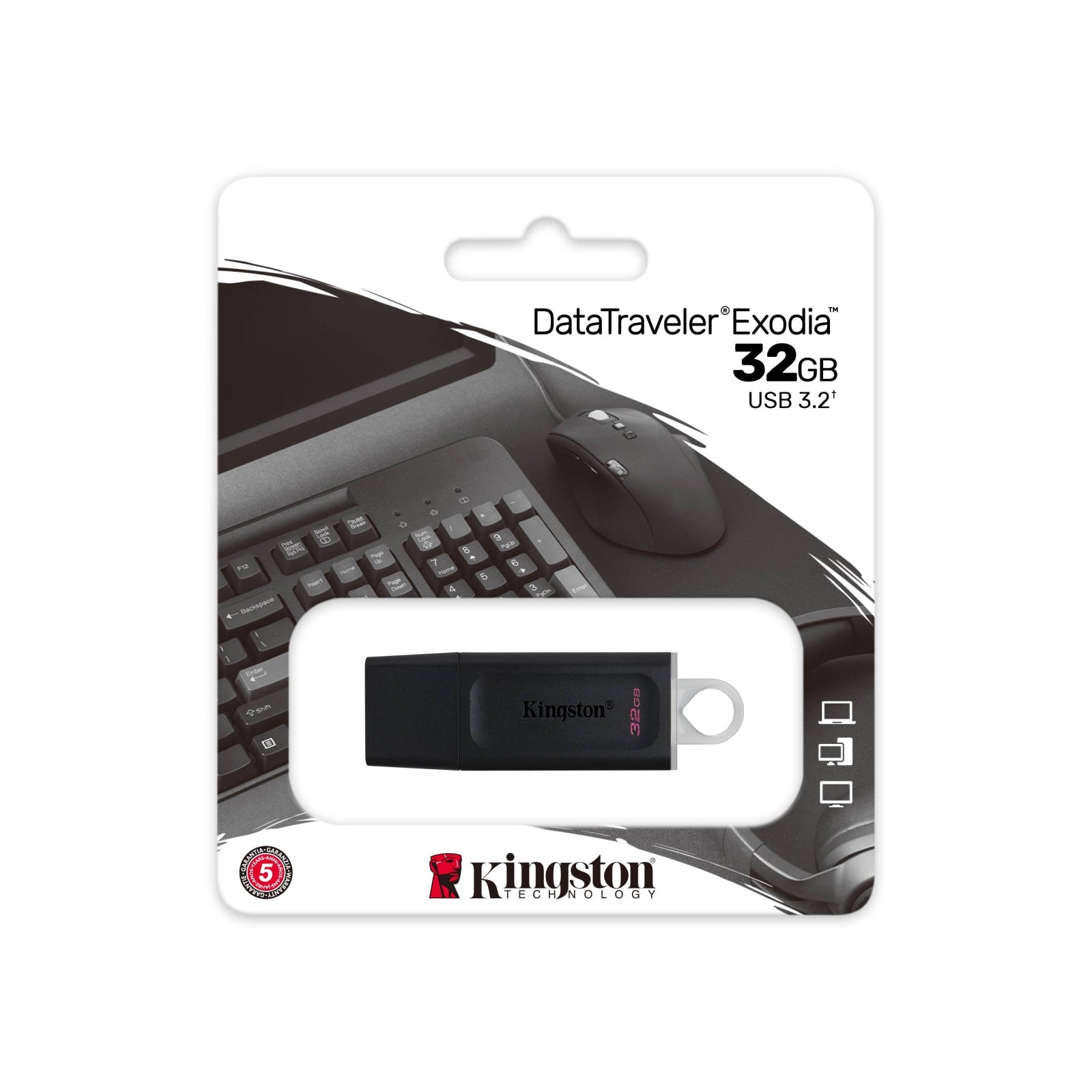 Kingston Data Traveler Exodia 32GB 64GB 128GB 256GB USB 3.2 Flash Drive Pen PC