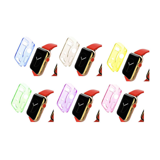 2x Apple Watch iWatch Cover Case 38mm 42mm Series Flexible Transparent TPU Strong