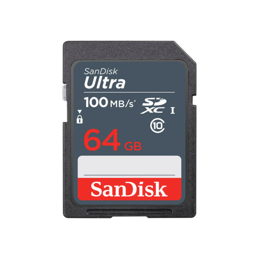 SanDisk Ultra 64GB SDXC 100MB/S Class 10 SD Camera Memory TF Card DSLR Full HD