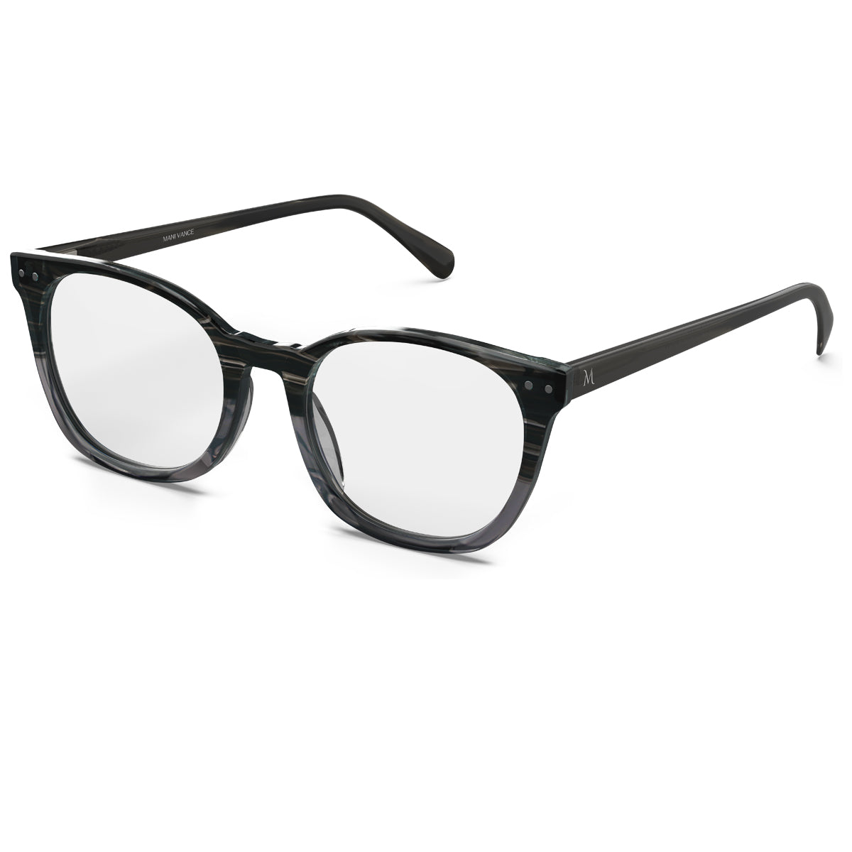 MANI VANCE Charlie Grey Blue Light Blocking Computer Glasses Eye Protection