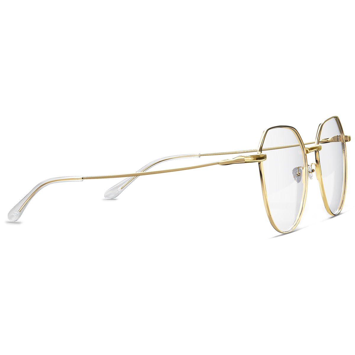 MANI VANCE Alex Gold Blue Light Blocking Computer Glasses Eye Protection