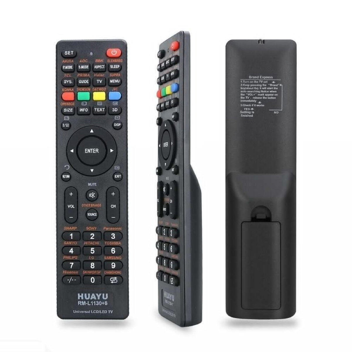 Universal TV Remote Control LCD LED For Sony Samsung Panasonic LG TCL Soniq