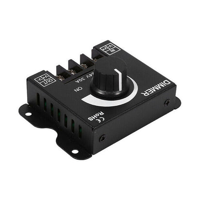 30A LED Switch Dimmer Controller DC 12V-24V Manual Operation For Strip Lights