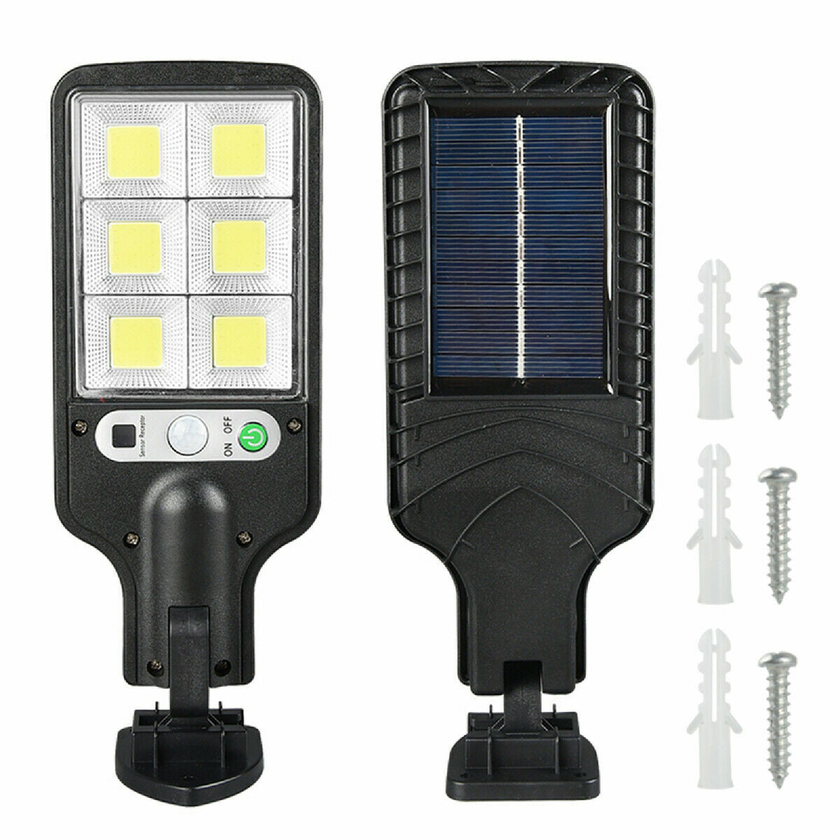 Solar Motion Sensor Flood LED Light Security Wall Yard Street Lamp Outdoor