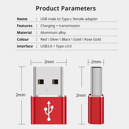 USB 3.0 Type A Male To Type C Female Fast Converter Port Adapter
