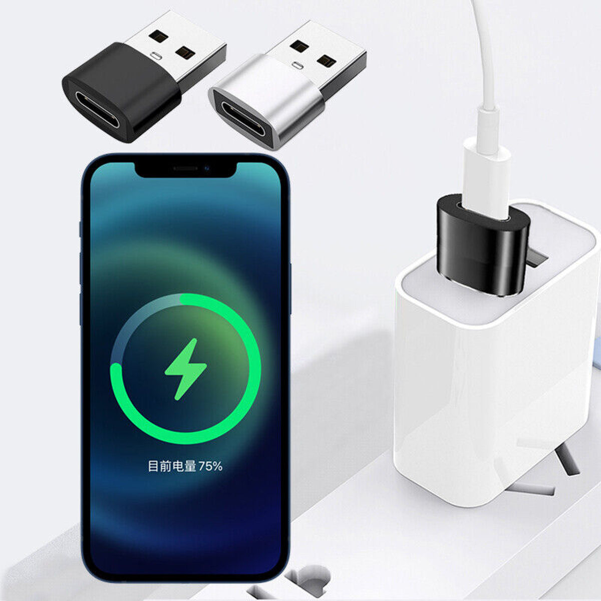 USB 3.0 Type A Male To Type C Female Fast Converter Port Adapter