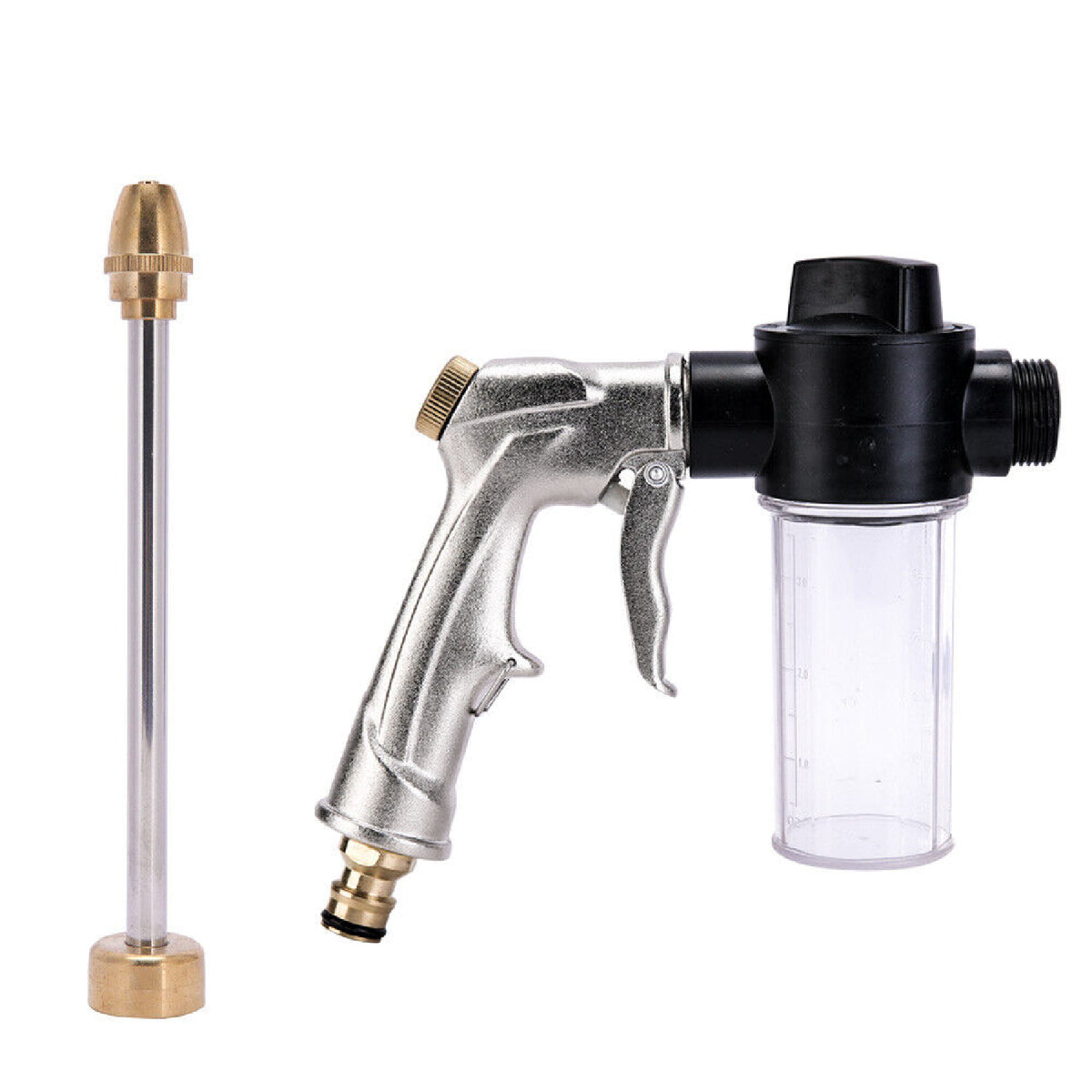 Car Wash Foam Gun High Pressure Water Soap Sprayer Lance Bottle Cleaning Kits