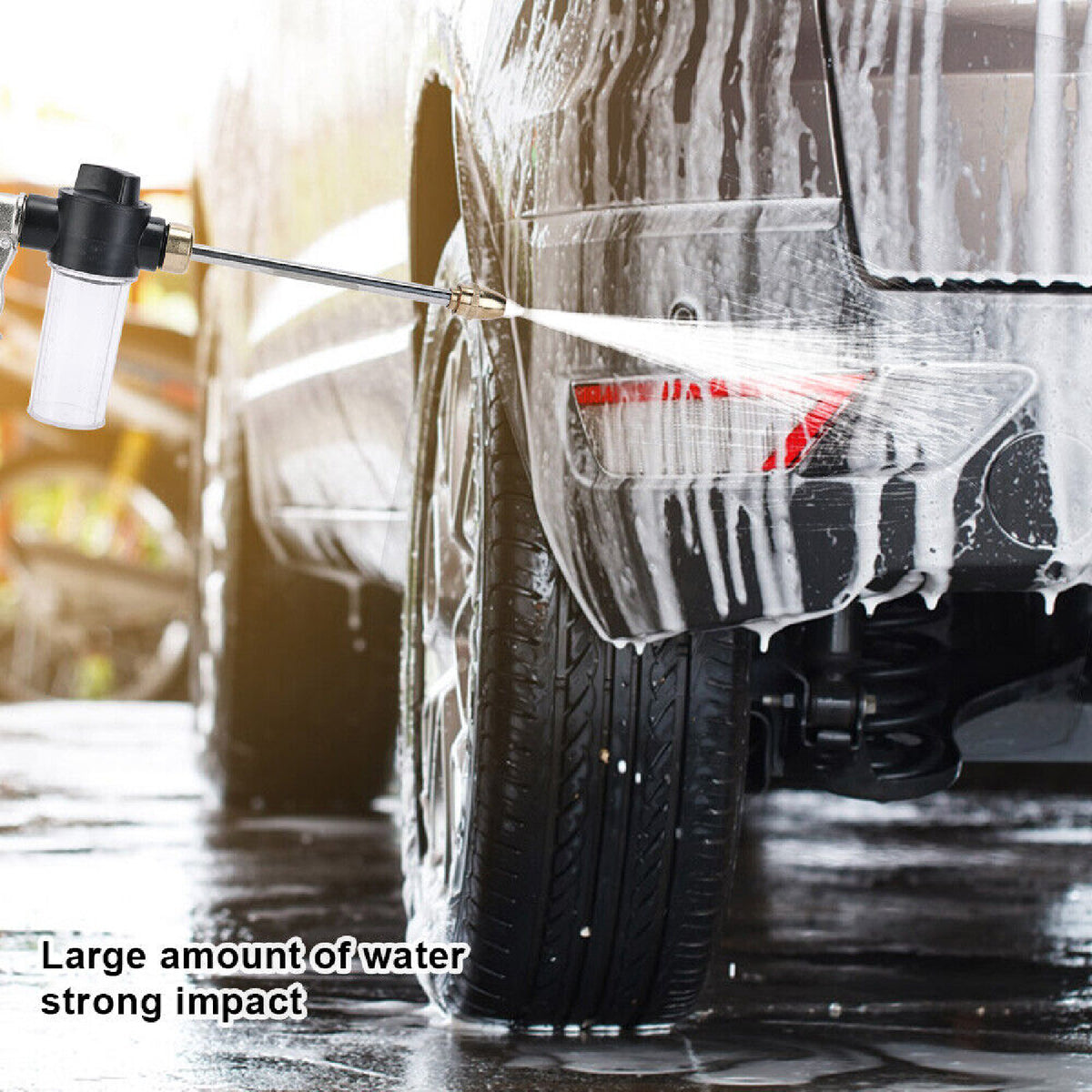 Car Wash Foam Gun High Pressure Water Soap Sprayer Lance Bottle Cleaning Kits