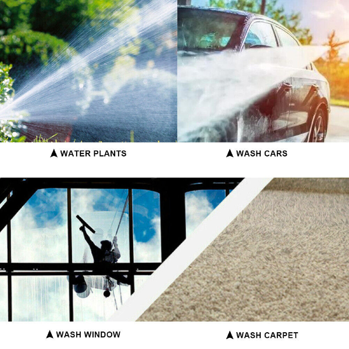 Car Wash Foam Gun High Pressure Water Soap Sprayer Lance Bottle Cleaning Kits