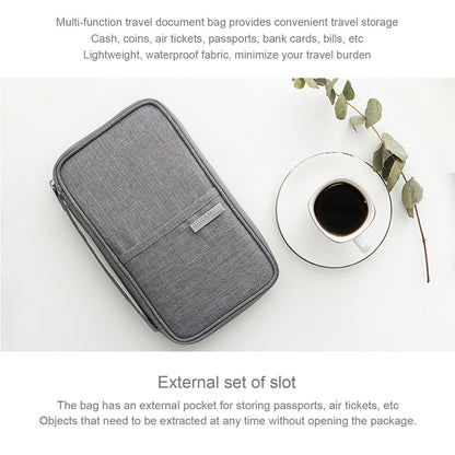 Waterproof Travel Passport Document Holder Wallet RFID Bag Family Case Organizer
