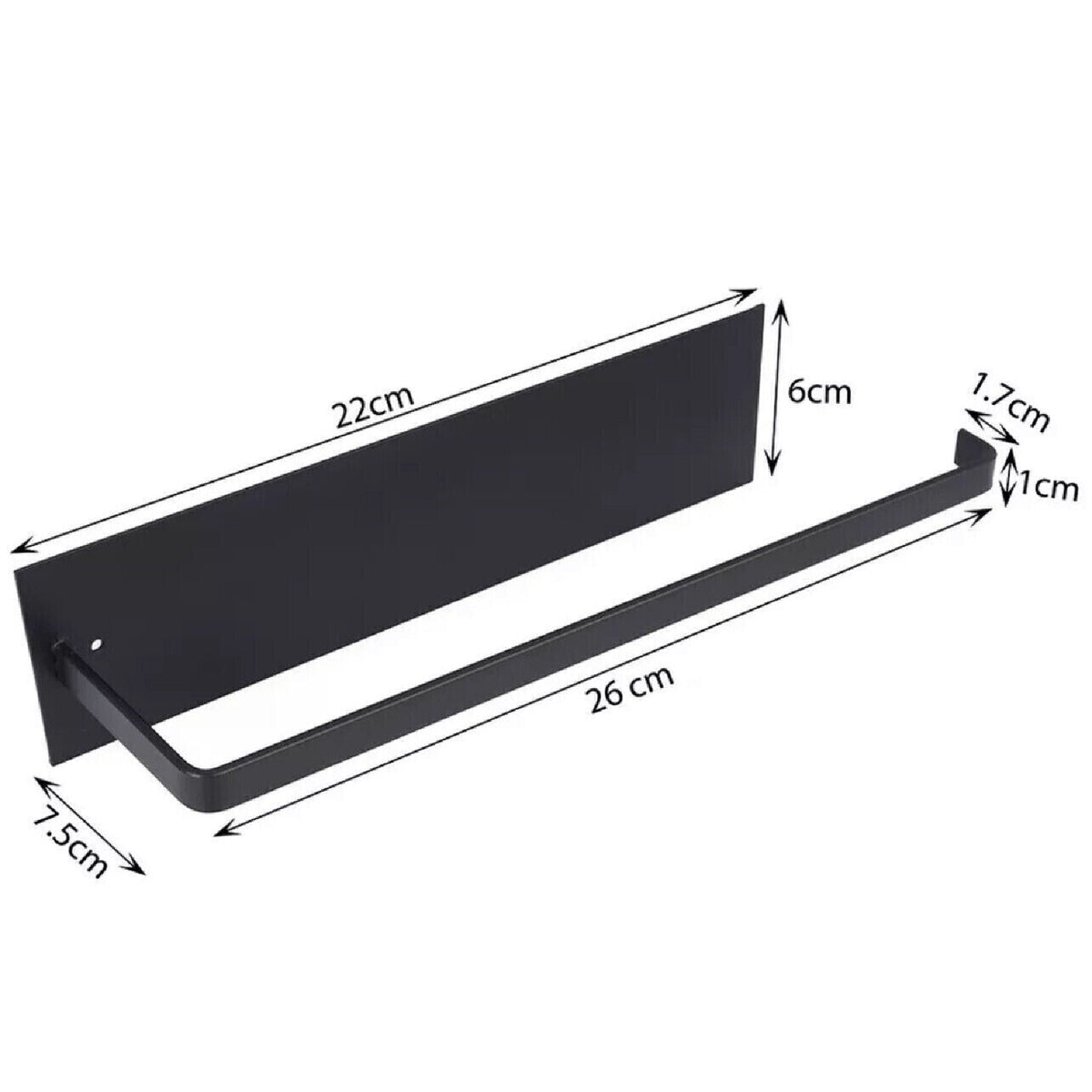 Paper Towel Holder Hanger Rack Under Cabinet Roll Cup Kitchen Shelf Organizer
