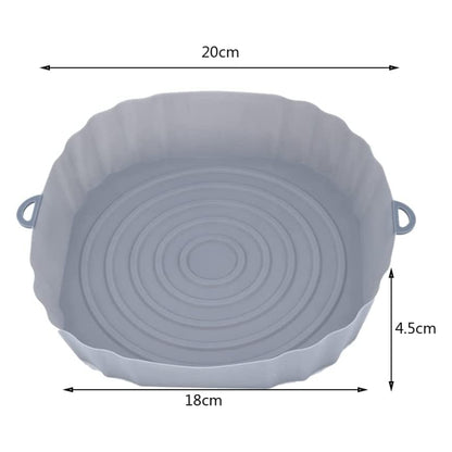 Reusable Non-Stick Baking Tray Air Fryer Silicone Pot Air Fryer Basket Liner