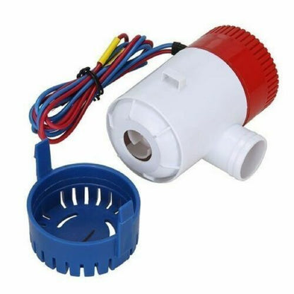 12V Submersible Bilge Water Pump Pool Fishing Boat Caravan Camping 1100GPH