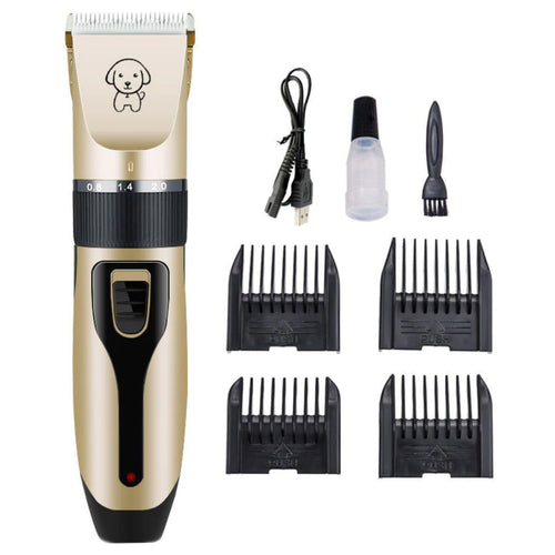 Cordless Electric Pet Clippers Dog Cat Wireless Hair Grooming Trimmer Shaver Kit