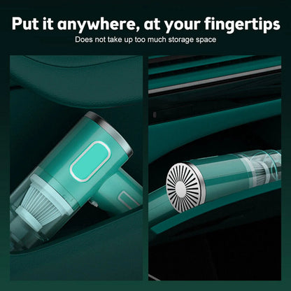 Cordless Handheld Vacuum Cleaner Car Mini Wireless Vacuum USB Rechargeable Black