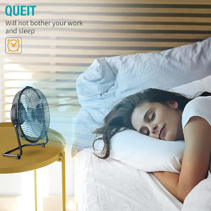 Portable USB Powered Mini Desk Fan Rechargeable Travel Small Fan Cooling Cooler