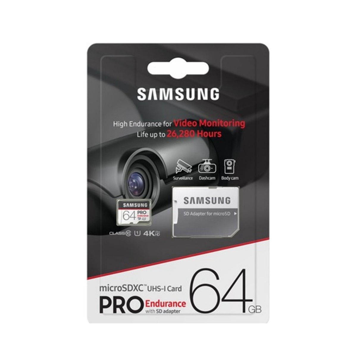 Samsung Pro Endurance 64GB Micro SD Card 100MB/S Dash Camera Security 4K Video