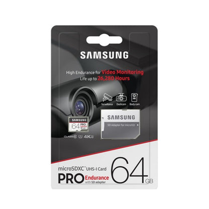 Samsung Pro Endurance 64GB Micro SD Card 100MB/S Dash Camera Security 4K Video