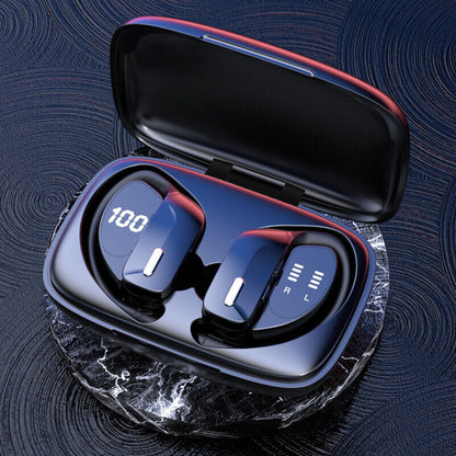 Wireless Bluetooth Earphones Headphones Sweatproof Sport Gym Earbuds With Mic