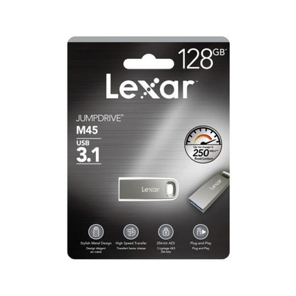 Lexar JumpDrive M45 128GB 250MB/S USB 3.1 Flash Drive Memory Stick Pen PC MAC
