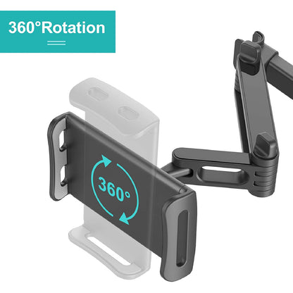 Universal Extendable Car Back Seat Headrest Long Mount Holder For IPad Tablet