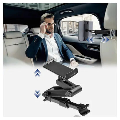 Universal Extendable Car Back Seat Headrest Long Mount Holder For IPad Tablet