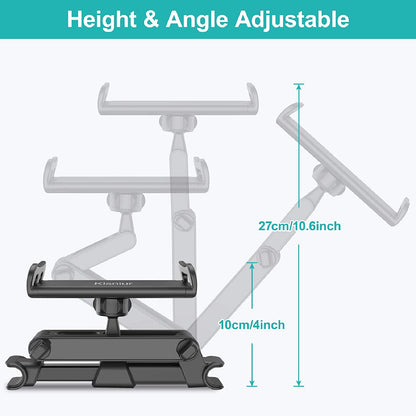Universal Extendable Car Back Seat Headrest Long Mount Holder For IPad Tablet