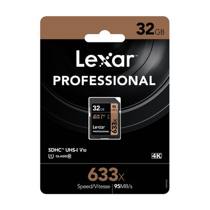 Lexar Professional 32GB 64GB 128GB 256GB 512GB SD Camera Memory Card DSLR 4K