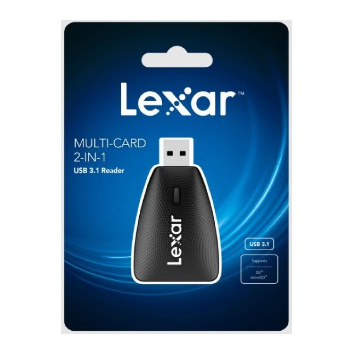 Lexar 2-In-1 USB 3.1 Multi Memory Card Reader SD Micro SD Portable High Speed