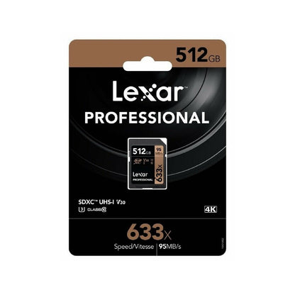 Lexar Professional 32GB 64GB 128GB 256GB 512GB SD Camera Memory Card DSLR 4K