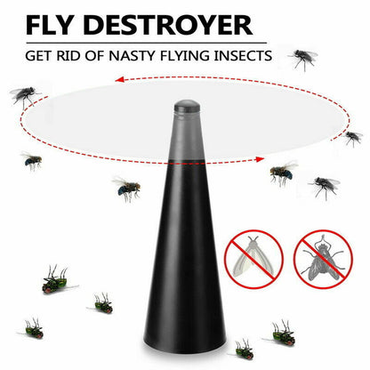 Fly Trap Repellent Fan Bug Fan Repeller Automatic Fly Free Outdoor Indoor Home