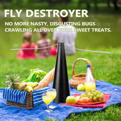 Fly Trap Repellent Fan Bug Fan Repeller Automatic Fly Free Outdoor Indoor Home