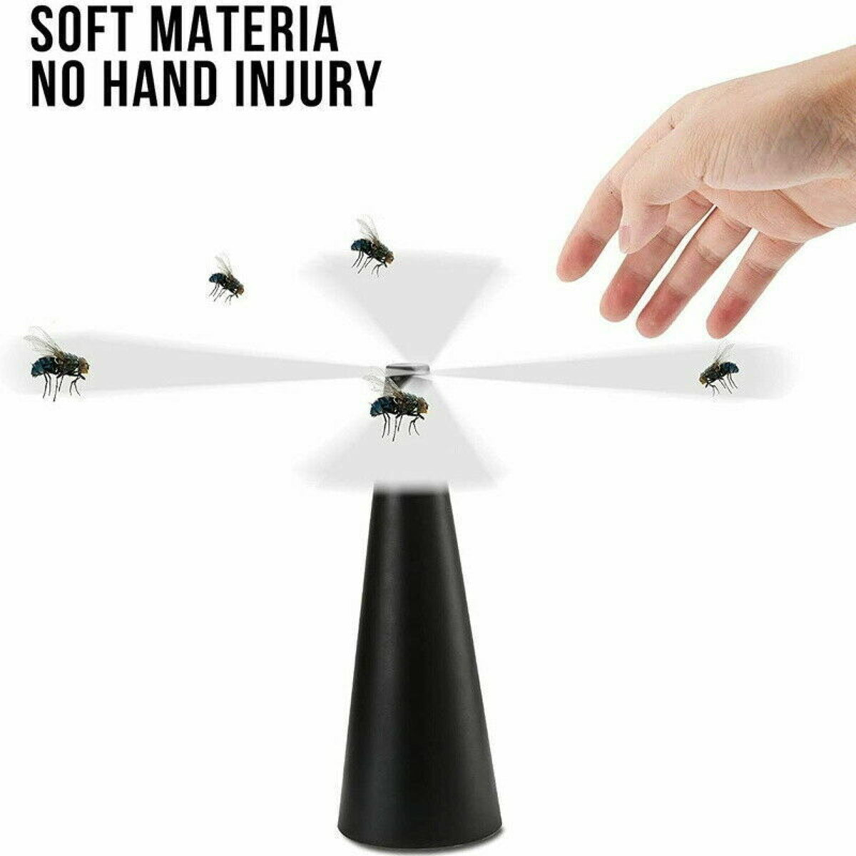 Fly Trap Repellent Fan Bug Fan Repeller Automatic Fly Free Outdoor Indoor Home