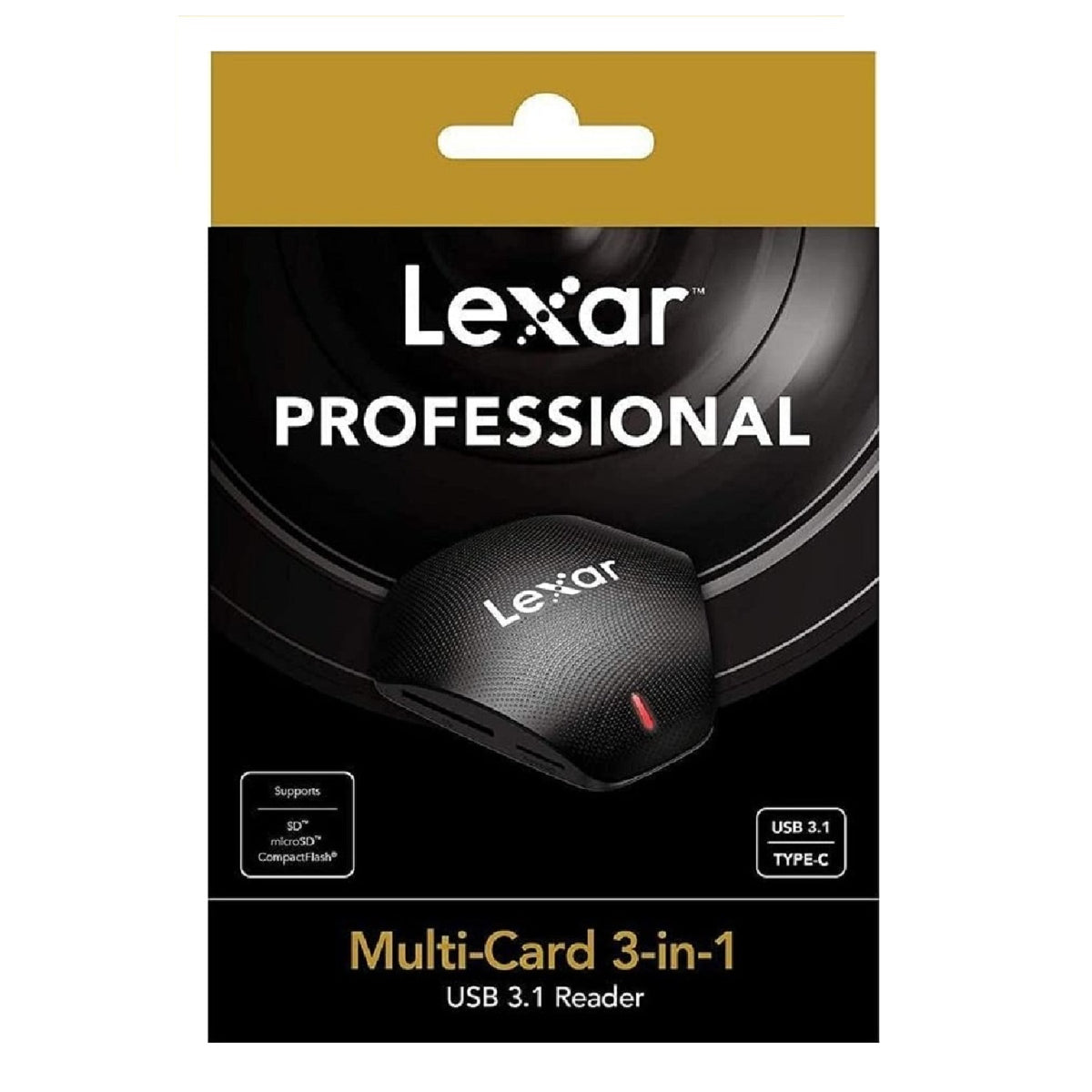 Lexar Professional 3-In-1 USB-C Multi Memory Card Reader SD MicroSD CF Card
