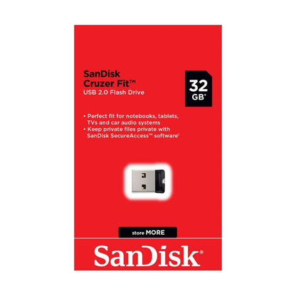 SanDisk Cruzer Fit 16GB 32GB 64GB USB 2.0 Flash Drive Memory Pen Laptop MAC
