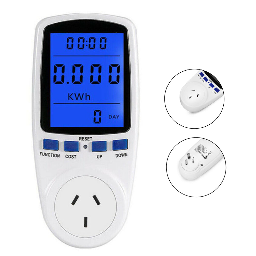 Watt Meter Power Analyser for Energy Consumption 240V Electricity