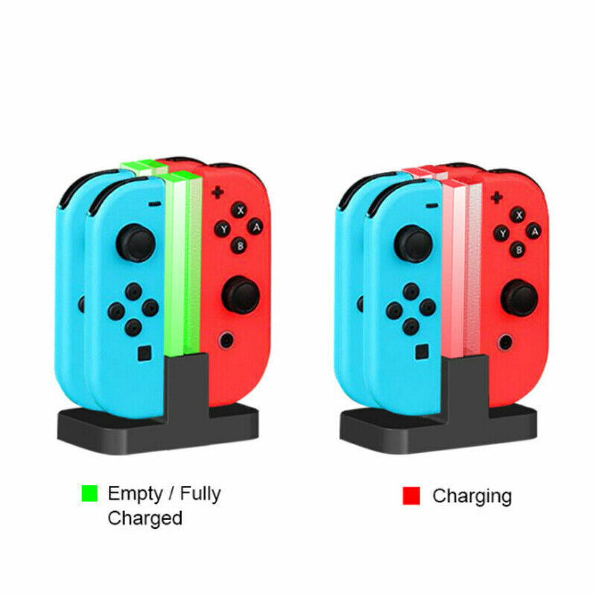 Nintendo Switch Console Joy-Con 4-Controller Charging Stand Dock Multi Charger