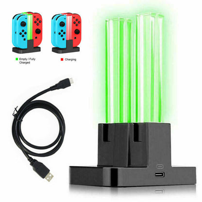 Nintendo Switch Console Joy-Con 4-Controller Charging Stand Dock Multi Charger