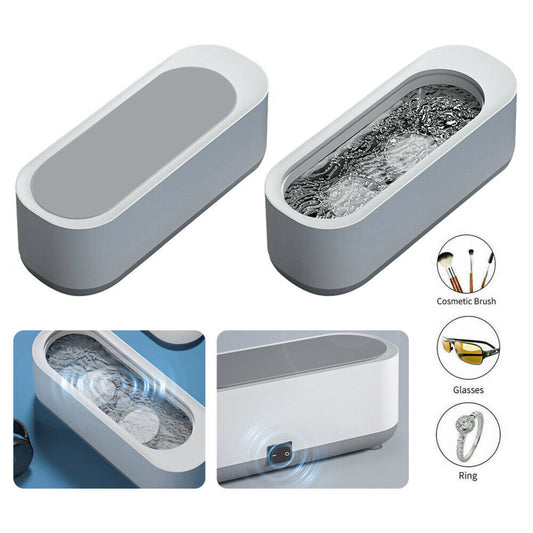 Ultrasonic Cleaner Sonic Wave Stainless Steel Tank Jewelry Watch Clean Universal