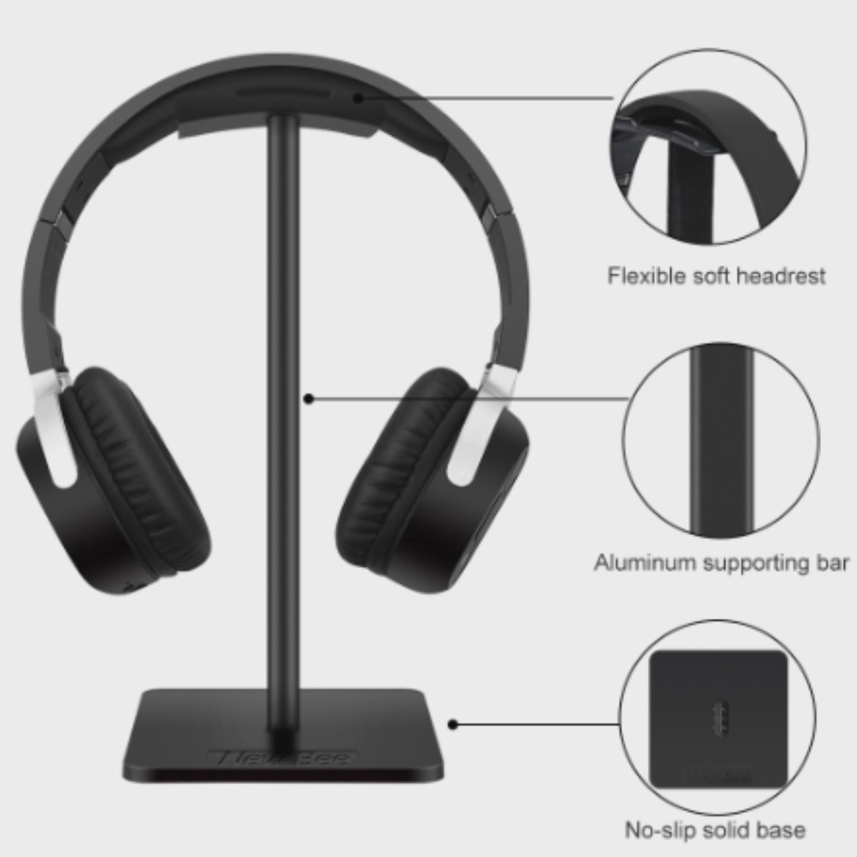 Universal Gaming Headset Stand Hanger Acrylic Bracket Headphone Earphone Holder