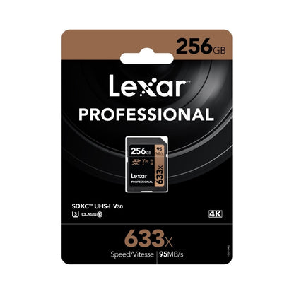 Lexar Professional 32GB 64GB 128GB 256GB 512GB SD Camera Memory Card DSLR 4K