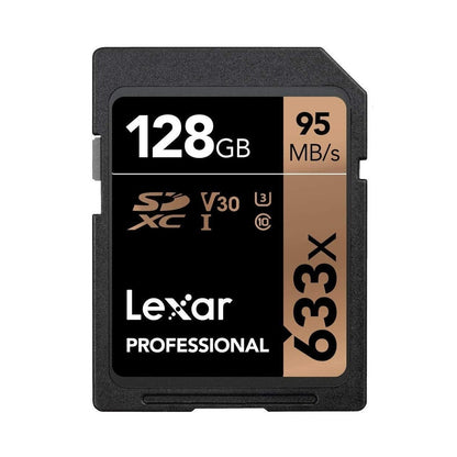 Lexar Professional 32GB 64GB 128GB 256GB 512GB SD Camera Memory Card DSLR 4K