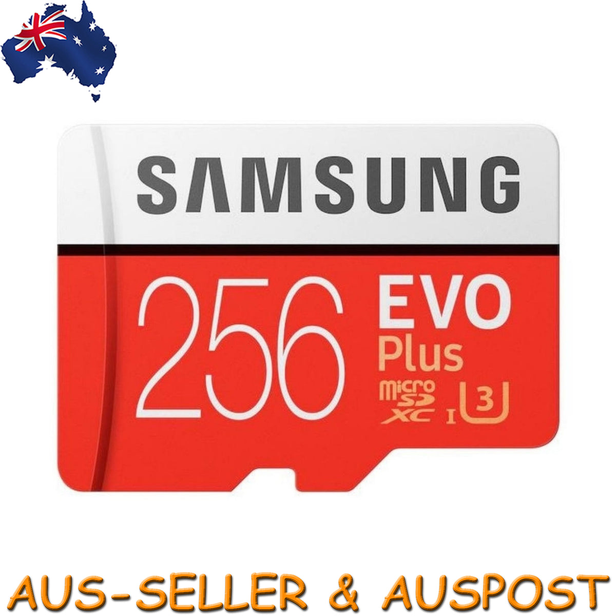 Samsung Evo Plus 256GB Micro SD Card SDXC 100MB/S Phone Memory TF Card 4K UHD