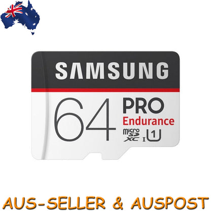 Samsung Pro Endurance 64GB Micro SD Card 100MB/S Dash Camera Security 4K Video