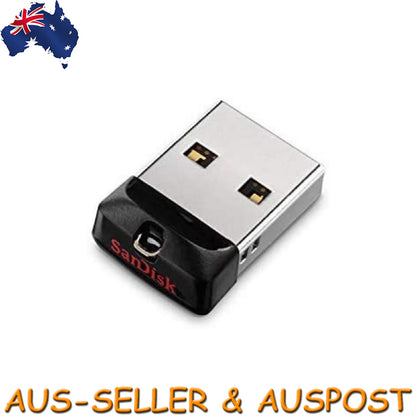 SanDisk Cruzer Fit 32GB USB 2.0 Flash Drive Memory Stick Pen Laptop Desktop MAC