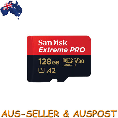 SanDisk Extreme Pro 128GB Micro SD Card 170MB/S Camera GoPro Mobile 4K UHD