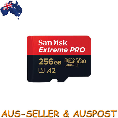 SanDisk Extreme Pro 256GB Micro SD Card 170MB/S Camera GoPro Mobile 4K UHD